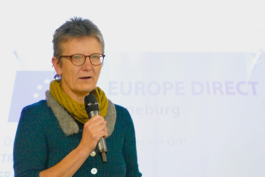 Anja Penk von "EUROPE DIRECT" zeigte die Vorzüge der EU auf