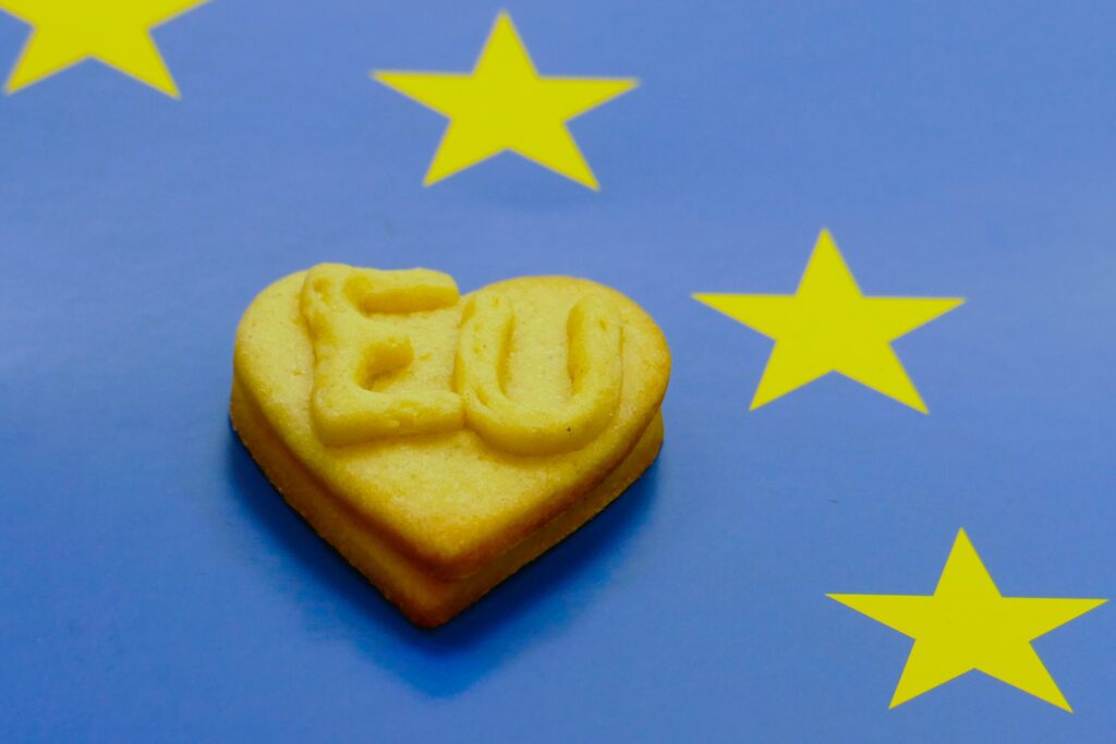 Premiere auf dem Workhop: Der BBS-EU-Keks soll Lust auf Europa machen.