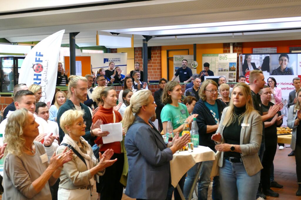 Applaus für die Redebeiträge
