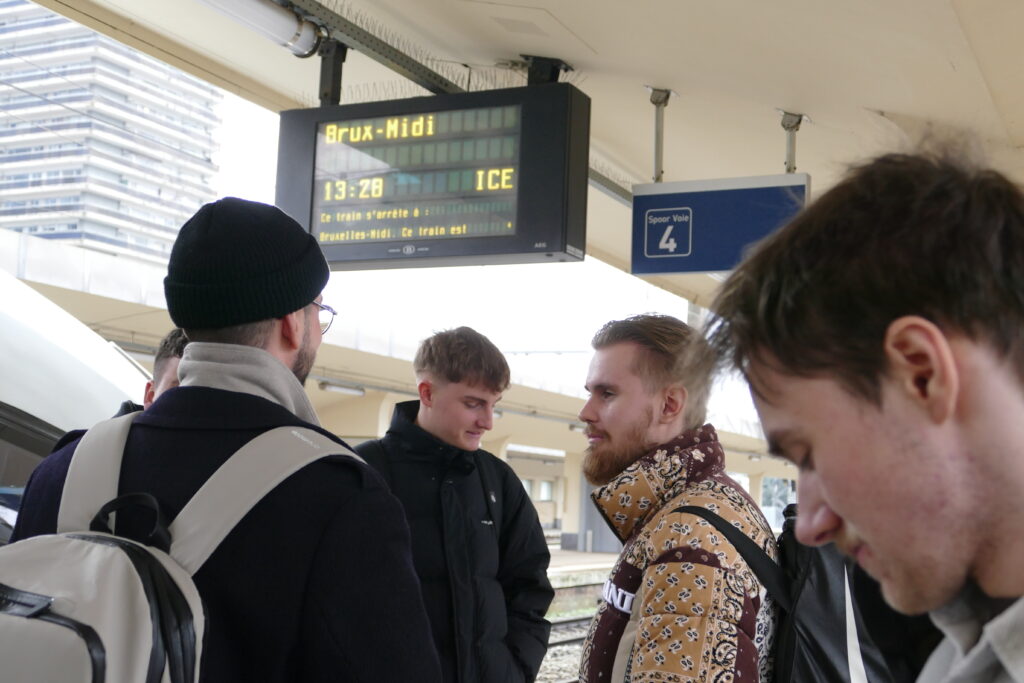 Auf gehts mit dem Zug nach Brüssel
