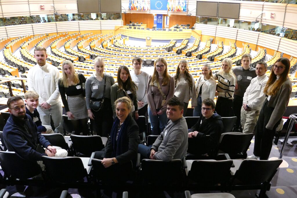 Im Plenarsaal des Europäischen Parlaments