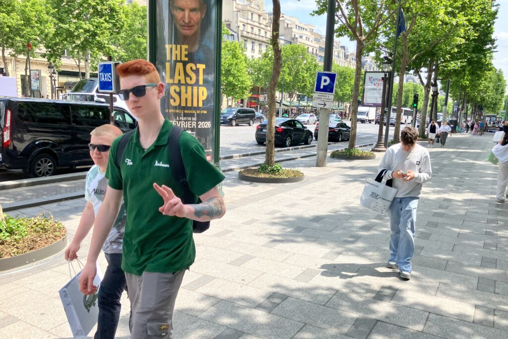 Auf dem Champs Élysées