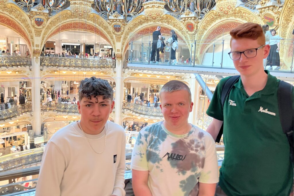 Im Kaufhaus Galeries Lafayette