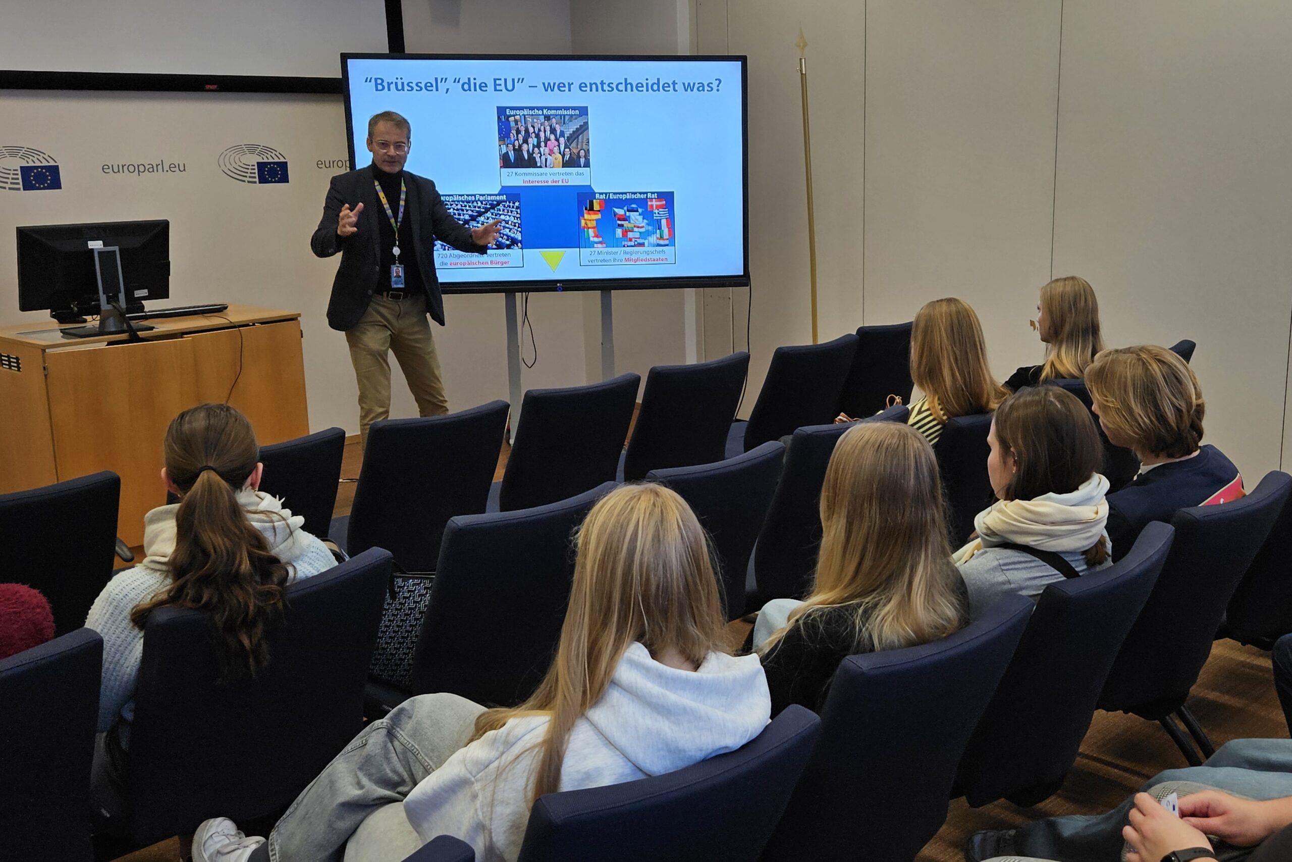 Herr Heyer im Europäischen Parlament