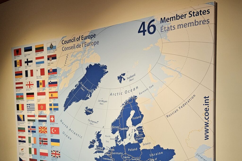 Der Europarat hat 46 Mitglieder