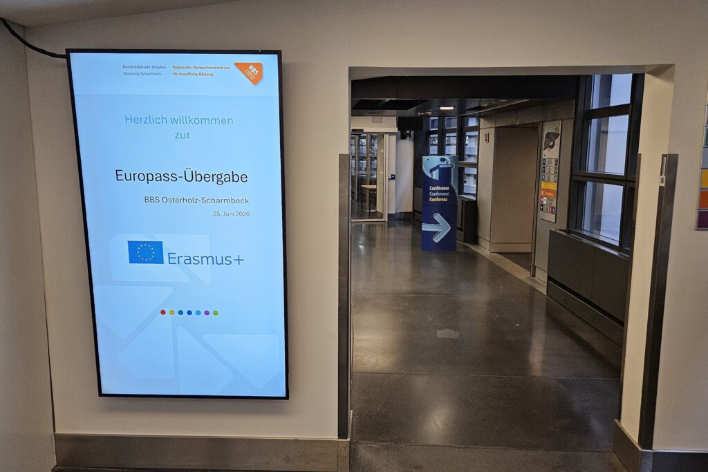 Auf zur Europass-Übergabe