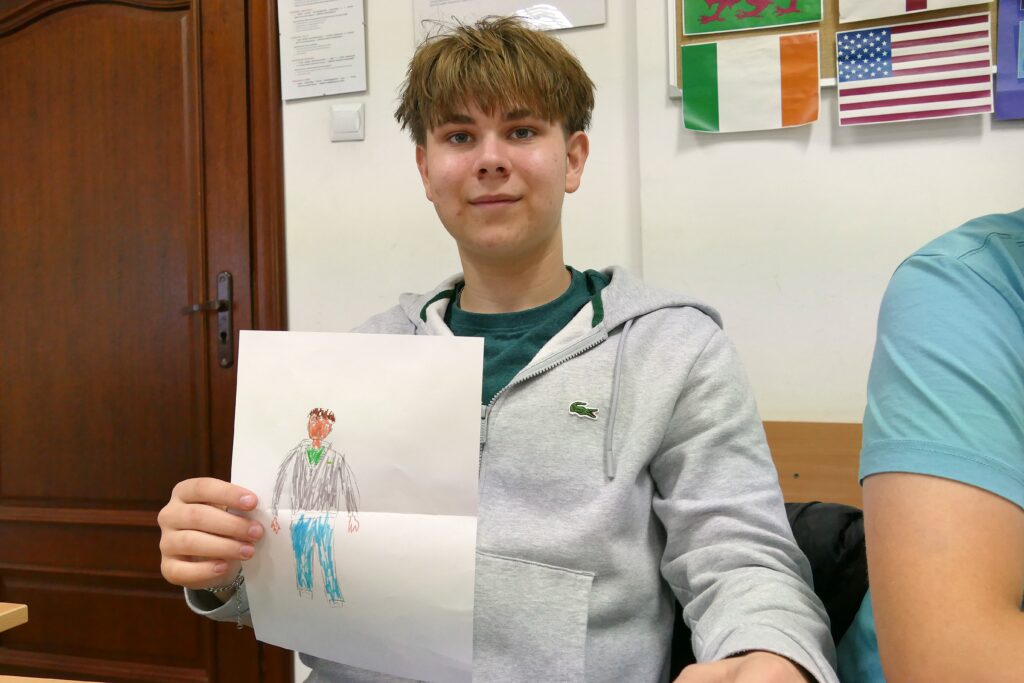 ...gegenseitiges Portraitieren