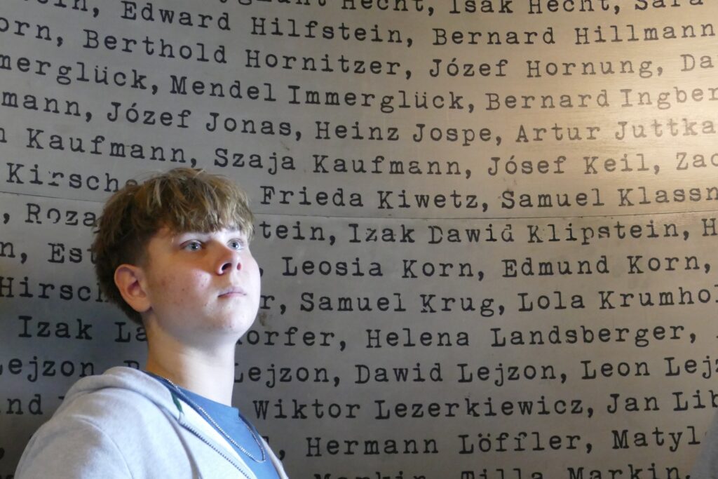 ... Namen der geretteten Menschen durch Oskar Schindler