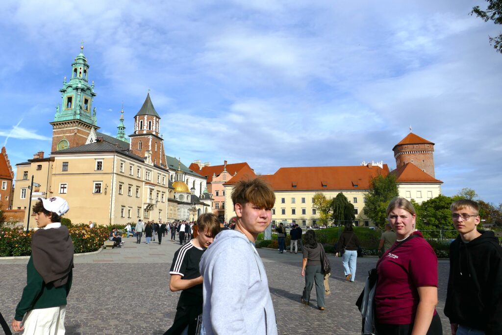 Das Wawelschloss voraus